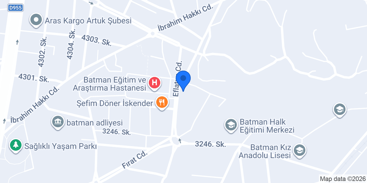 Kısmet Eczanesi konumu