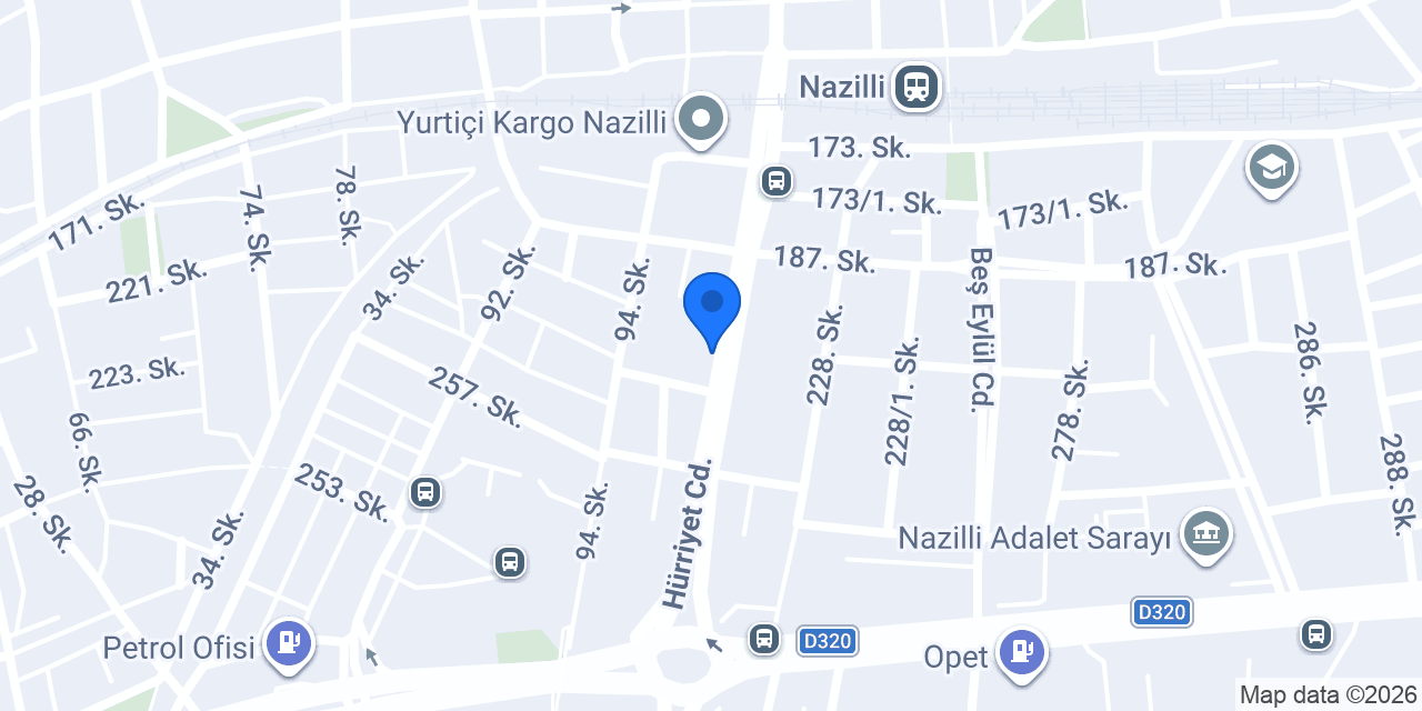 NAZİLLİ DUVAR KAĞITLARI konumu