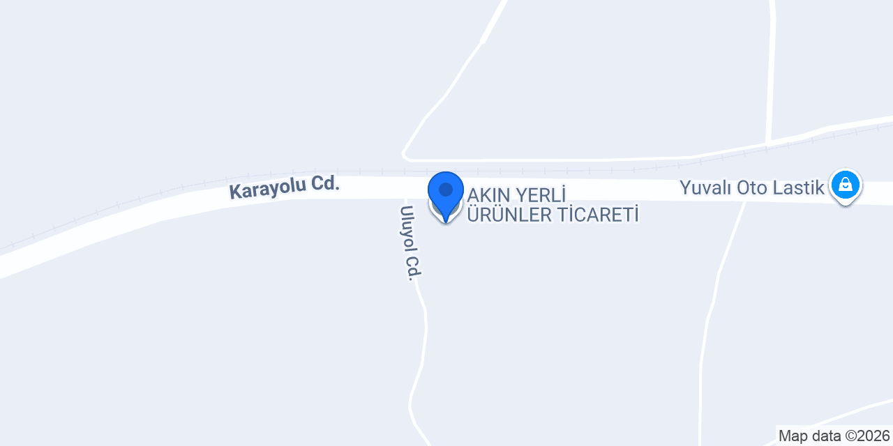 AKIN YERLİ ÜRÜNLER TİCARETİ konumu