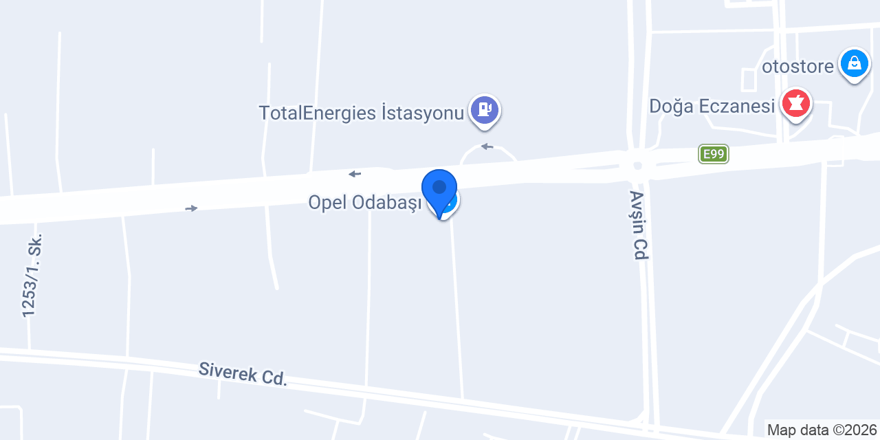 Opel Odabaşı konumu