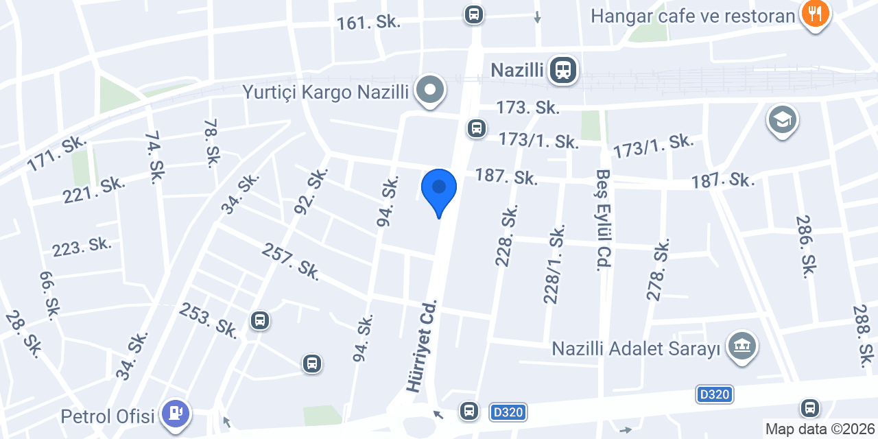 Ege Okul Market konumu