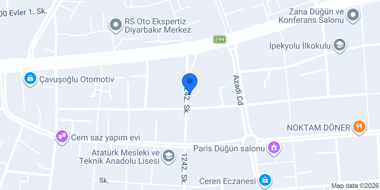 Azim Cam Balkon konumu