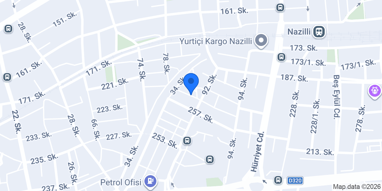 NazilliAkü konumu