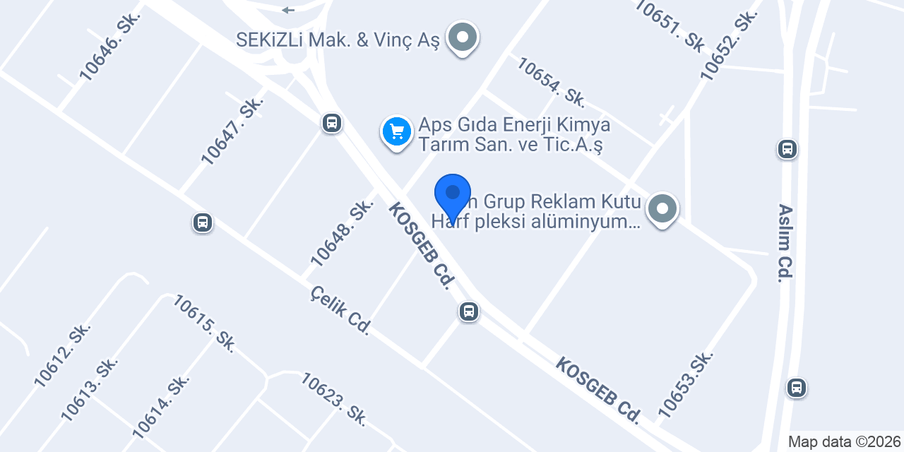 Bacatek Baca sistemleri & Ventac Havalandırma konumu