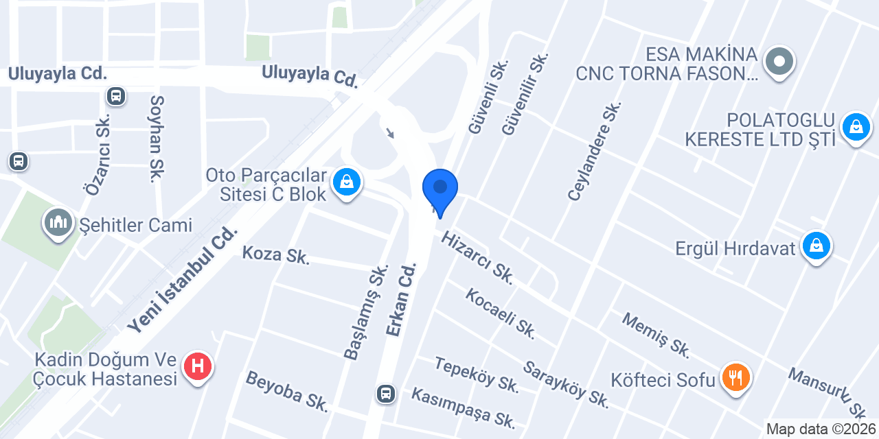 Aslan Tel - Tel Örgü ve Panel Çit Sistemleri konumu