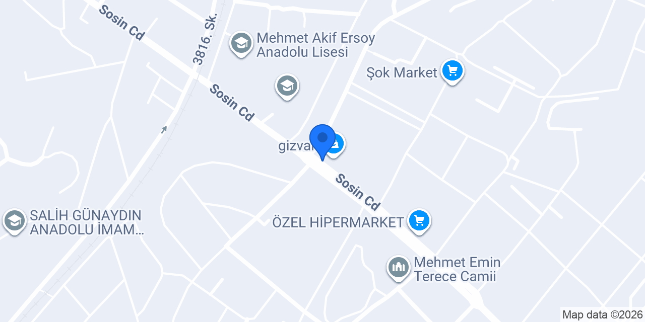 Batman Bahçeşehir Taksi Durağı konumu