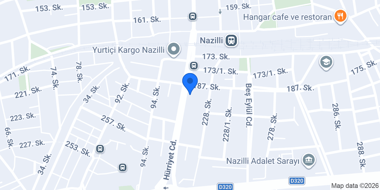 Nazilli Konfor Yatak konumu