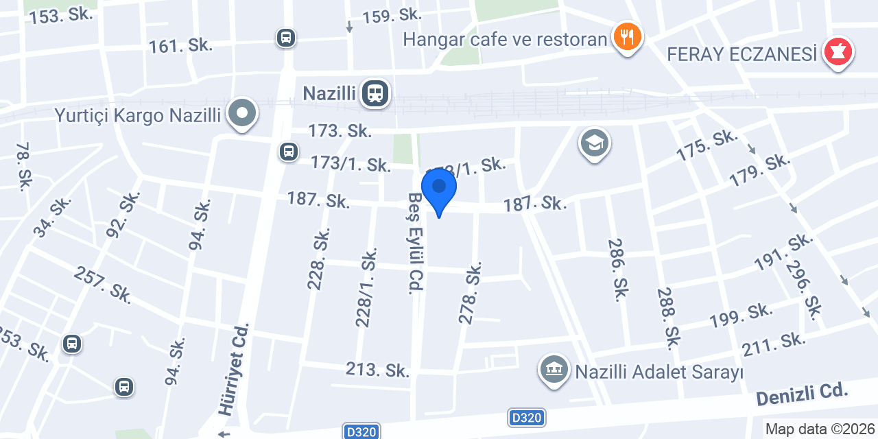 NAZİLLİ 6. NOTER konumu