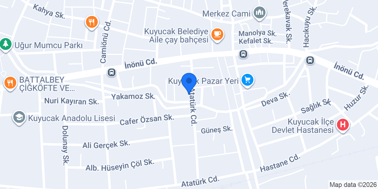 Özel Kuyucak 7 Eylül Sürücü Kursu konumu