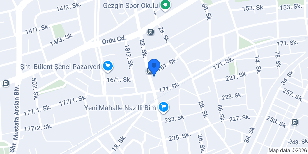Cantürk Pide konumu