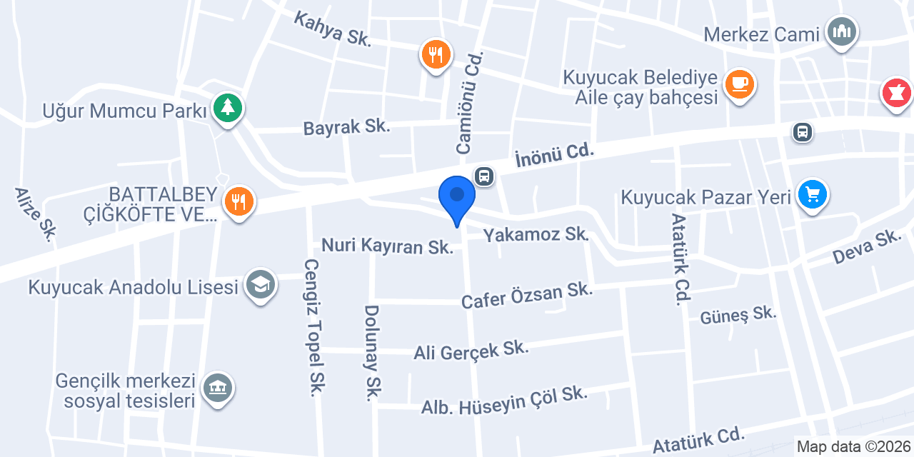 Şanlı aperatif kuyucak konumu