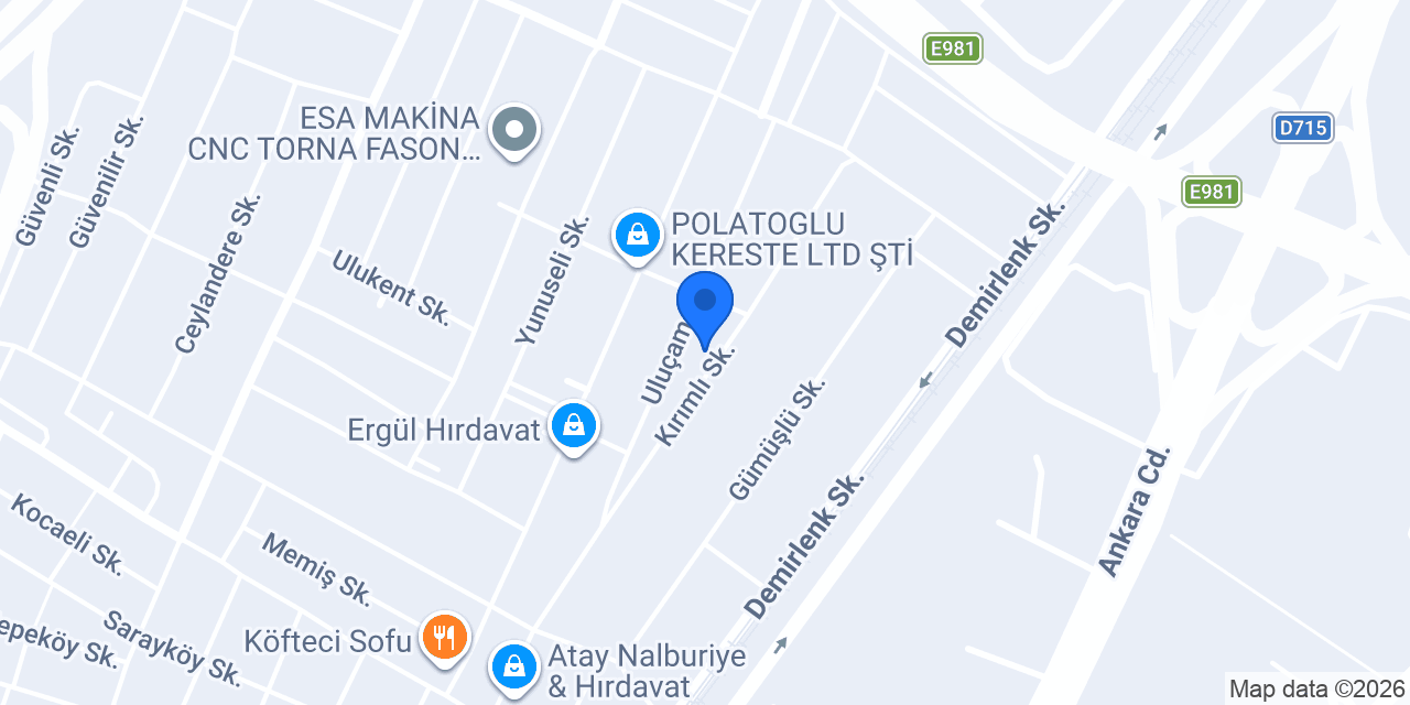 Vizyon Mobilya konumu