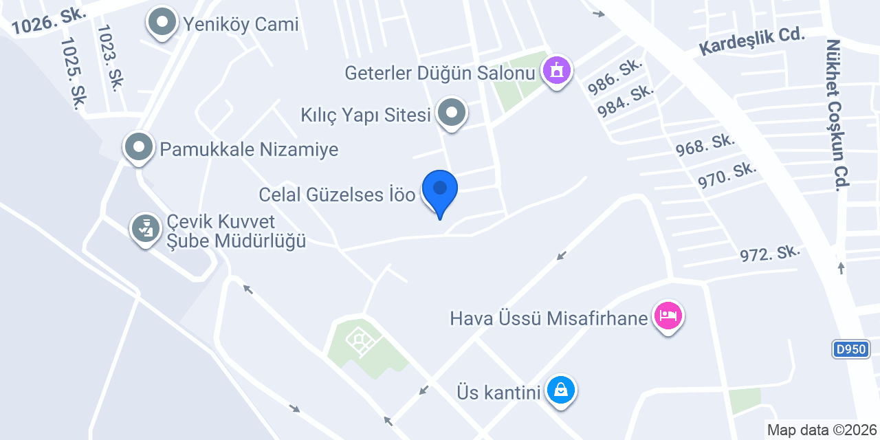 Celal Güzelses İöo konumu