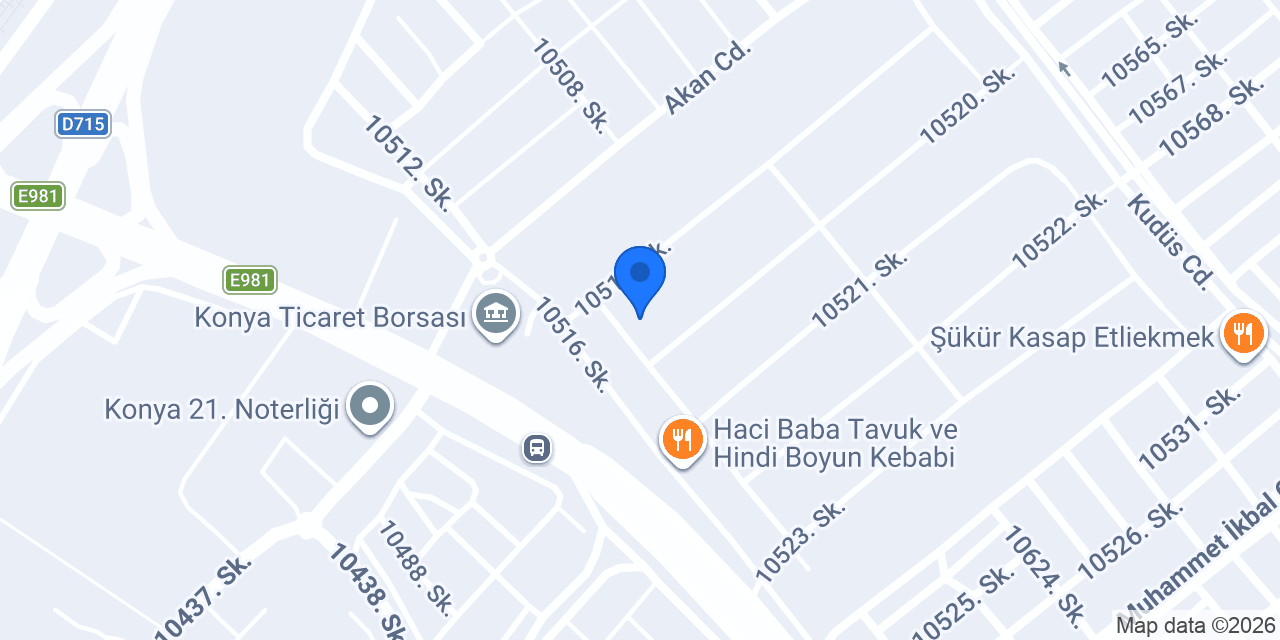 AYYILDIZ AMBALAJ YEM konumu