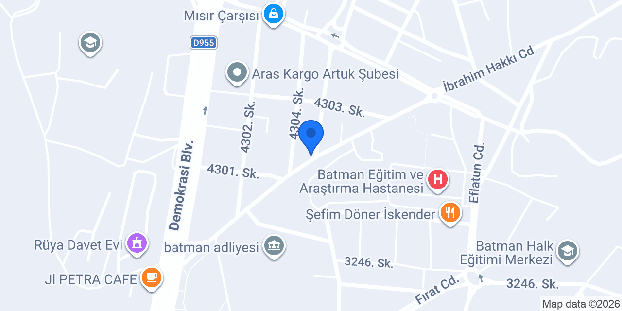 EKİN ECZANESİ konumu