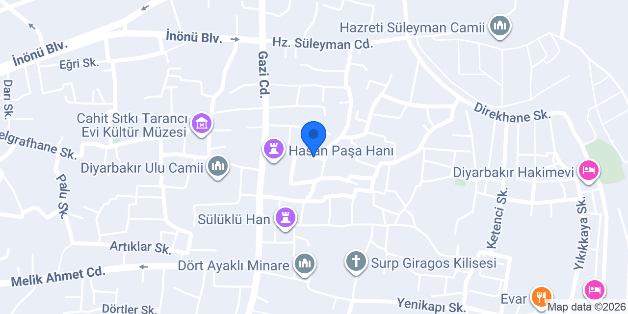 Tarihi Han Ciğercisi konumu