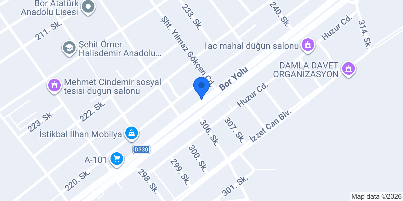 Sabri Bozdağ Motorlu Araçlar konumu