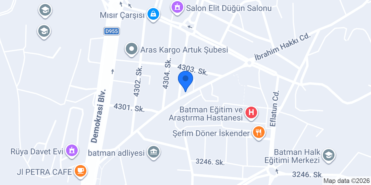 Hacettepe Eczanesi konumu