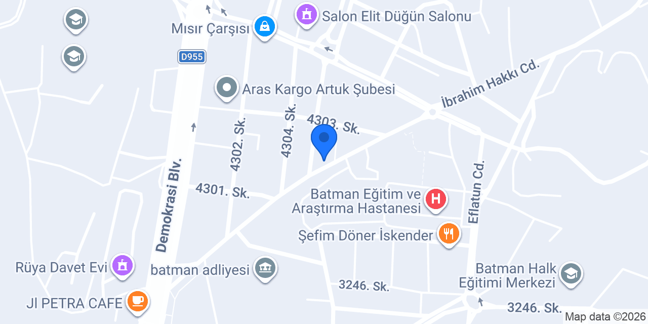 Sevgili Eczanesi konumu