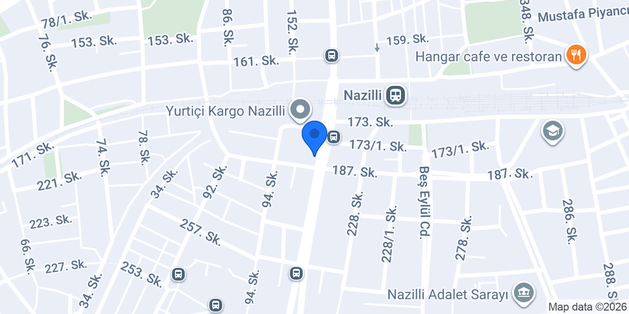 NAZİLLİ KÖZZ KEBAP SALONU konumu