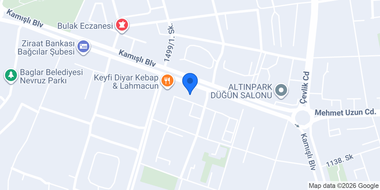 Pasaport Pizza Bağlar konumu