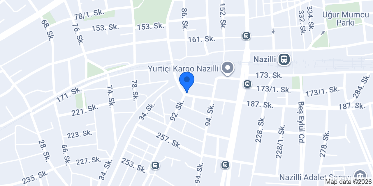 Özmen Boya - Jotun Nazilli Satış Noktası konumu