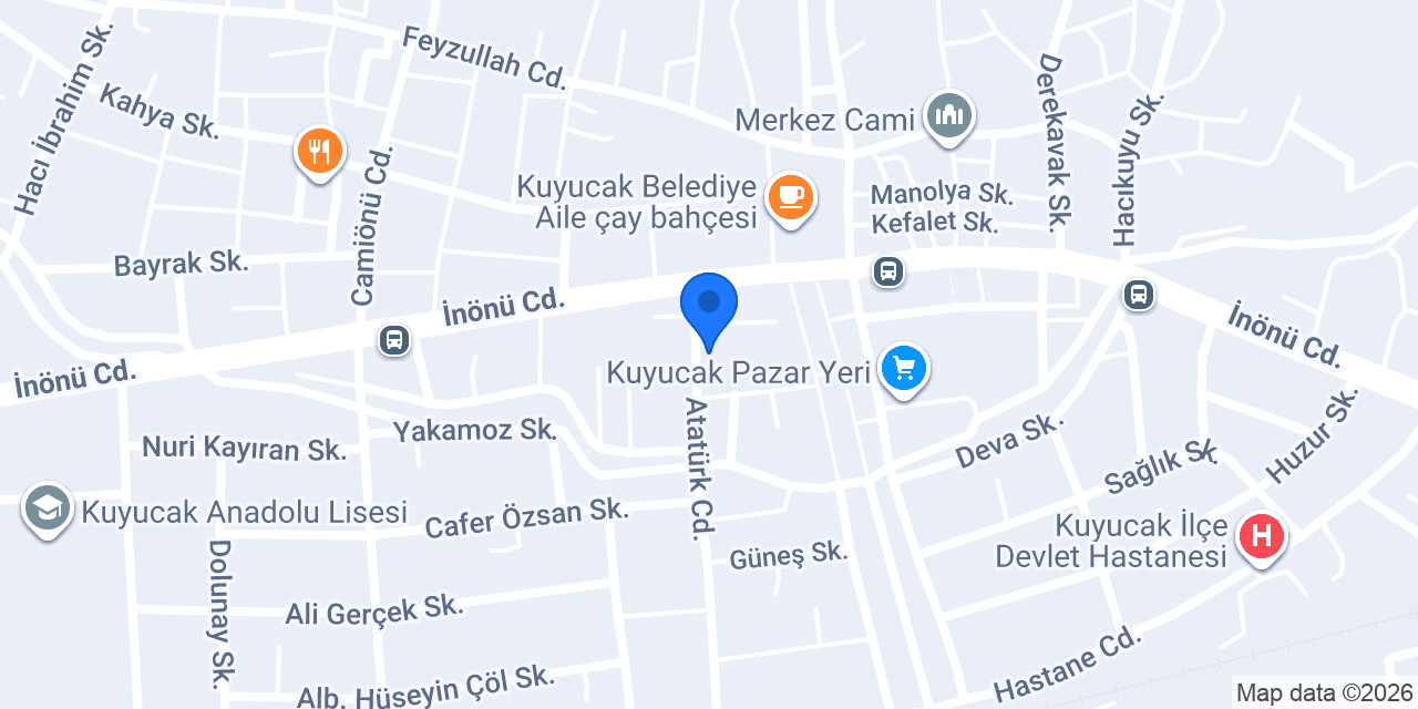 Bilgi Dağıtım Kuyucak konumu