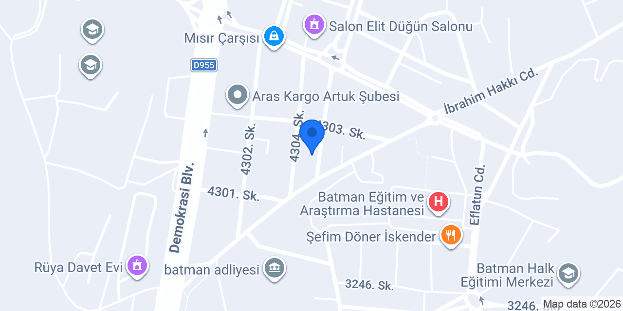 BATMAN BLC ELEKTRİK konumu