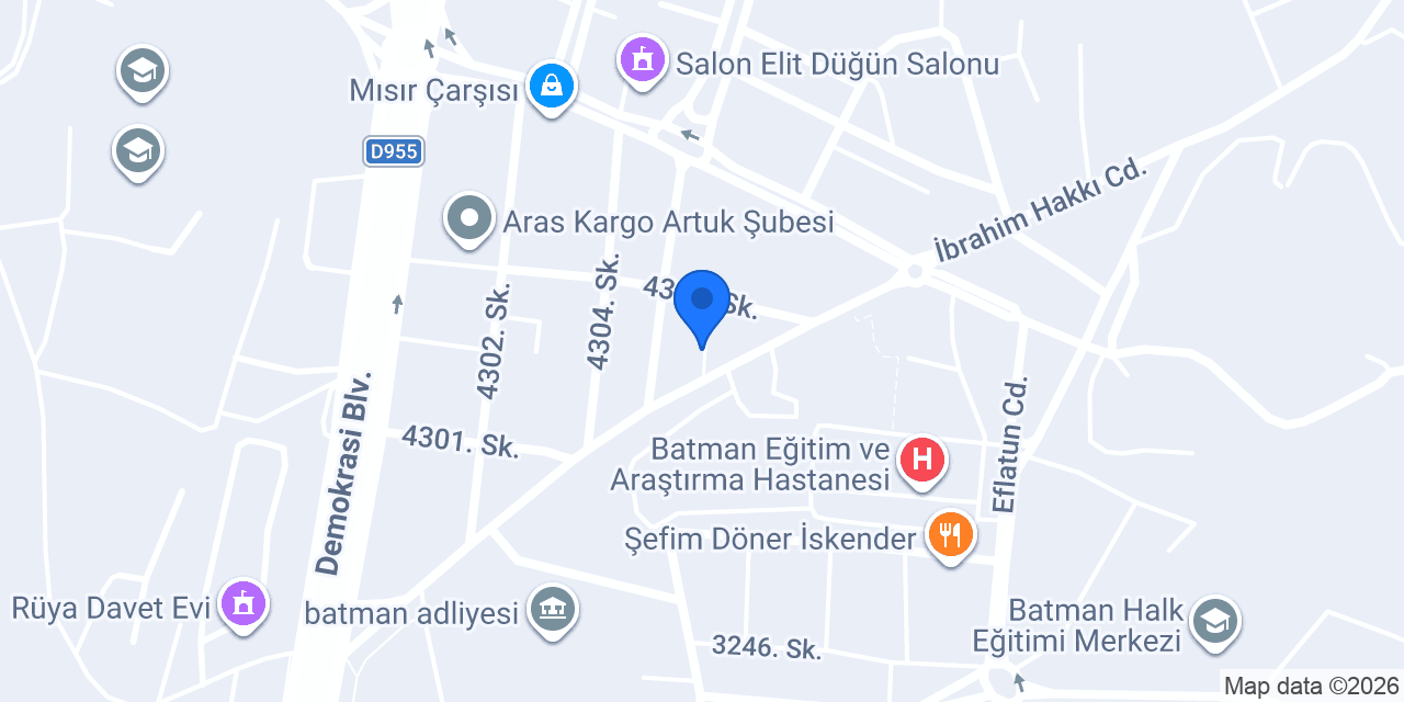 Şifa Eczanesi konumu