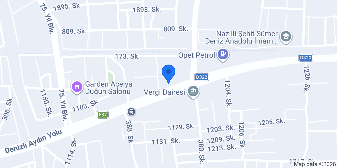 Efes Pilsen Nazilli Bayii Derin Yapı Ltd. Şti konumu