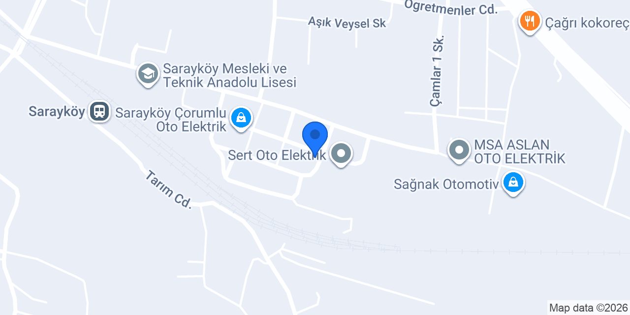 Şahin Tarım Makinaları konumu