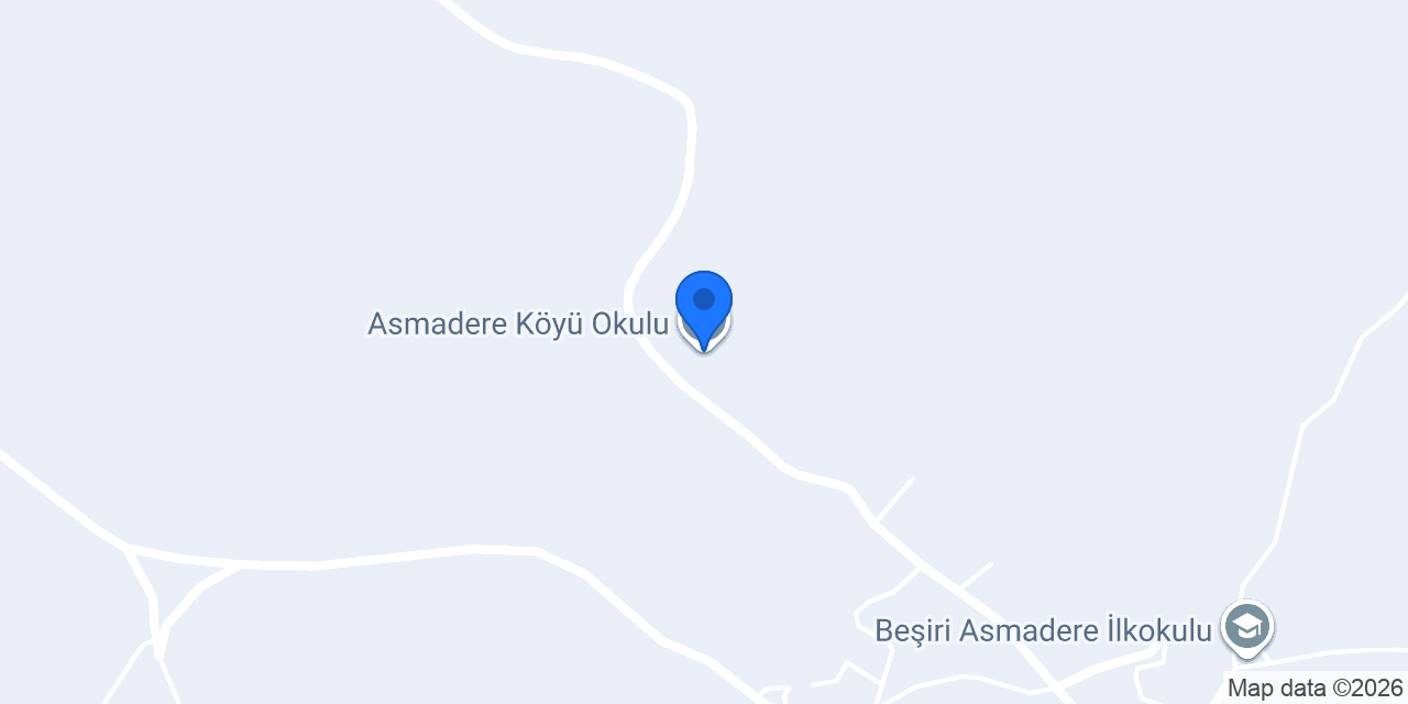 Asmadere Köyü Okulu konumu