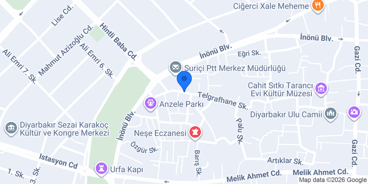 Diyar Taksi konumu