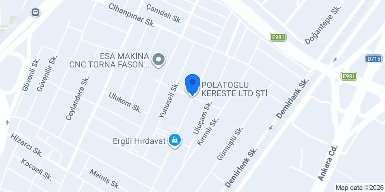 POLATOGLU KERESTE LTD ŞTİ konumu