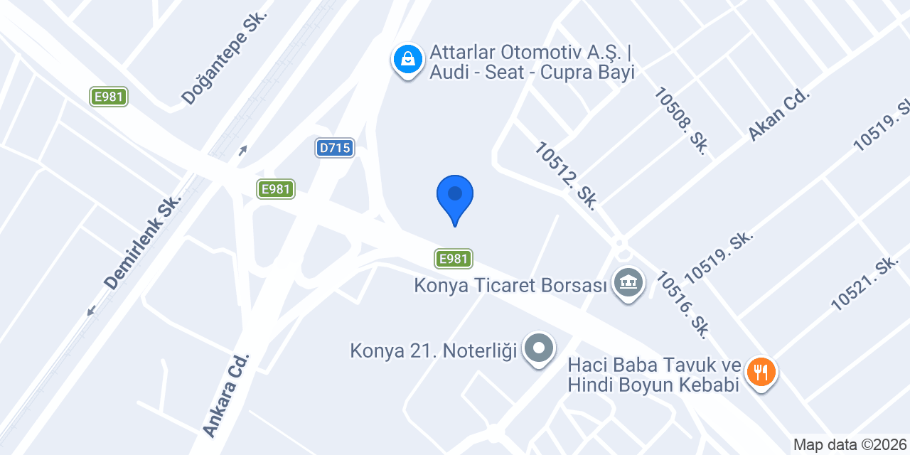 Aşcılar Gıda İht. Mad. San. A.Ş. konumu