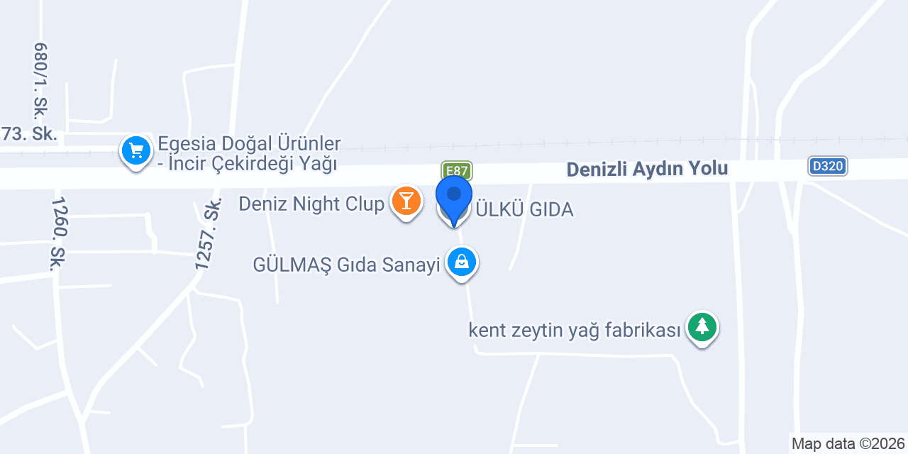 ÜLKÜ GIDA konumu
