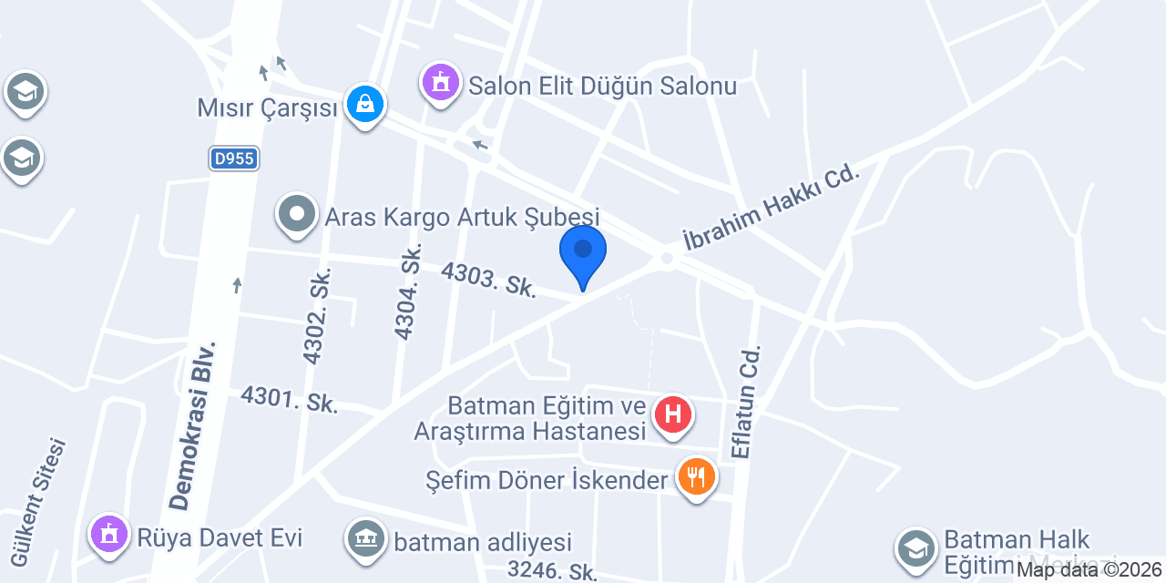 İnci Eczanesi konumu