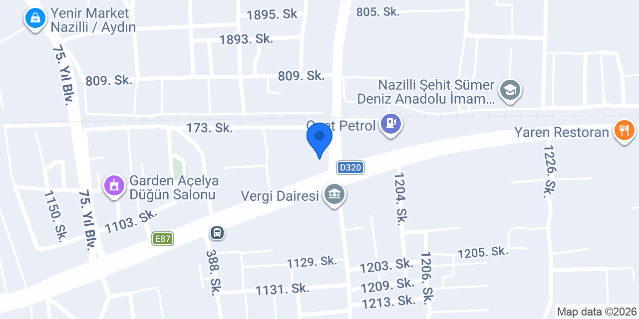 EGE DİZAYN MOBİLYA konumu