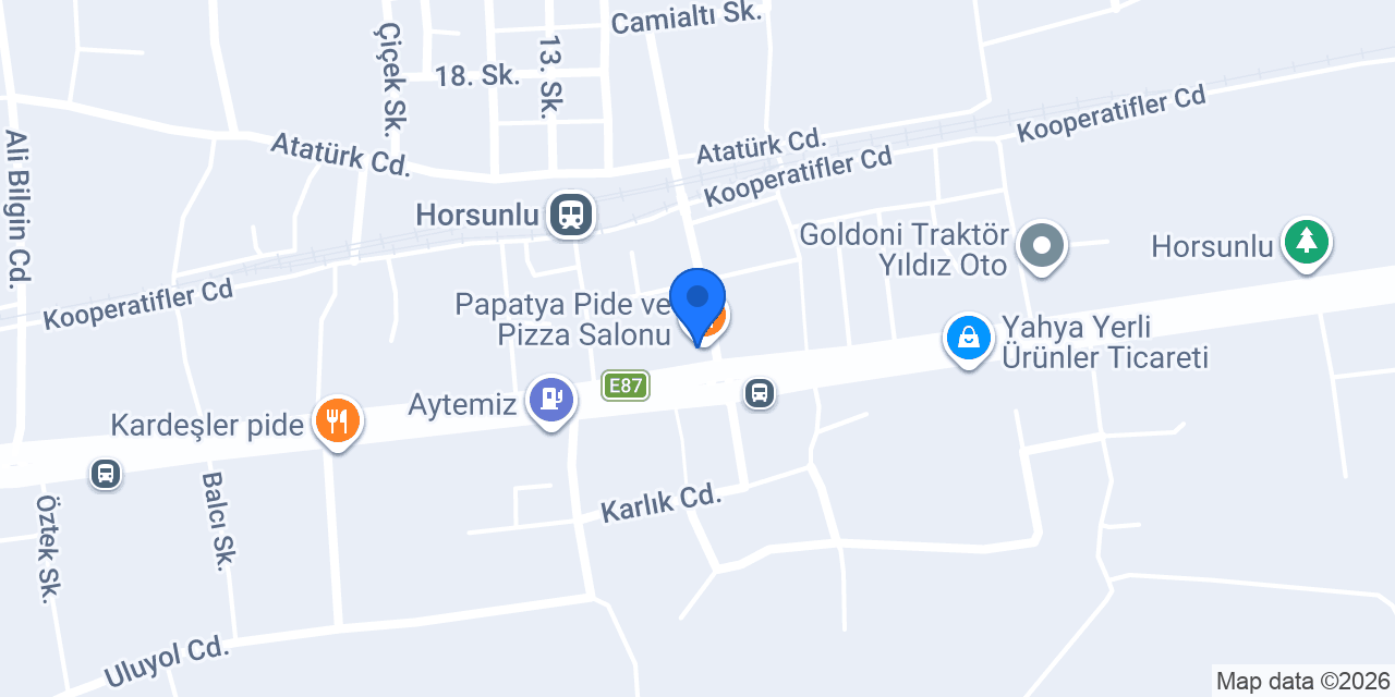 Papatya Pide ve Pizza Salonu konumu