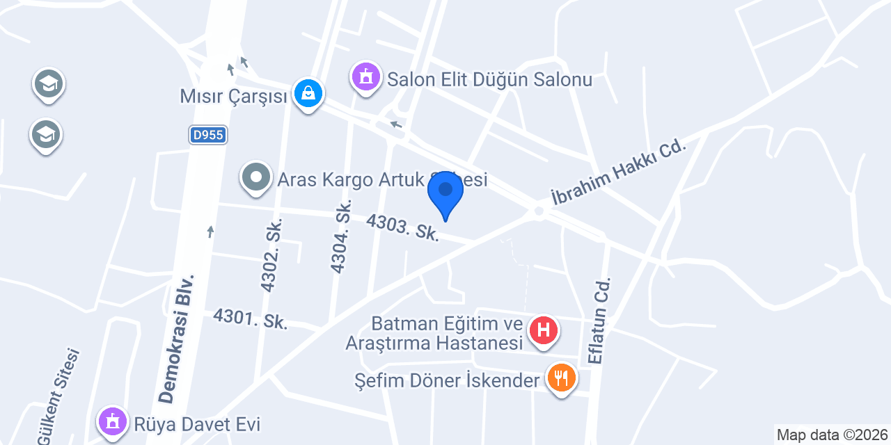 Turgut Eczanesi konumu
