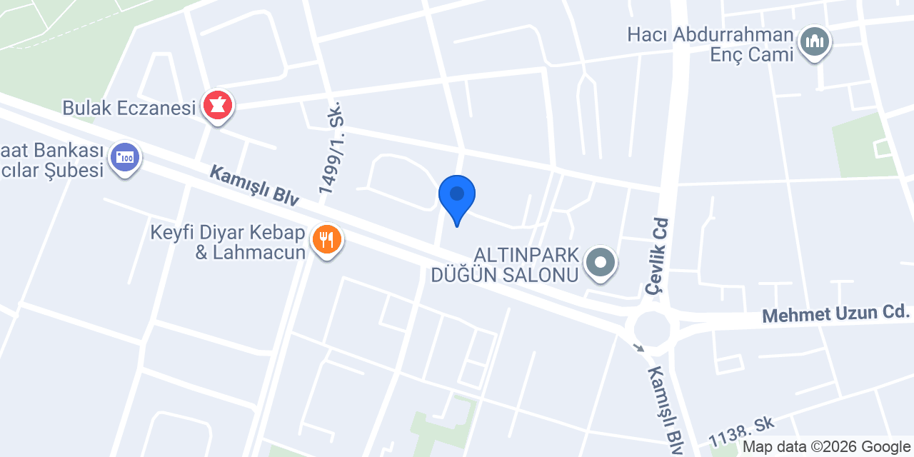 Aras Kargo Bağlar Şubesi konumu