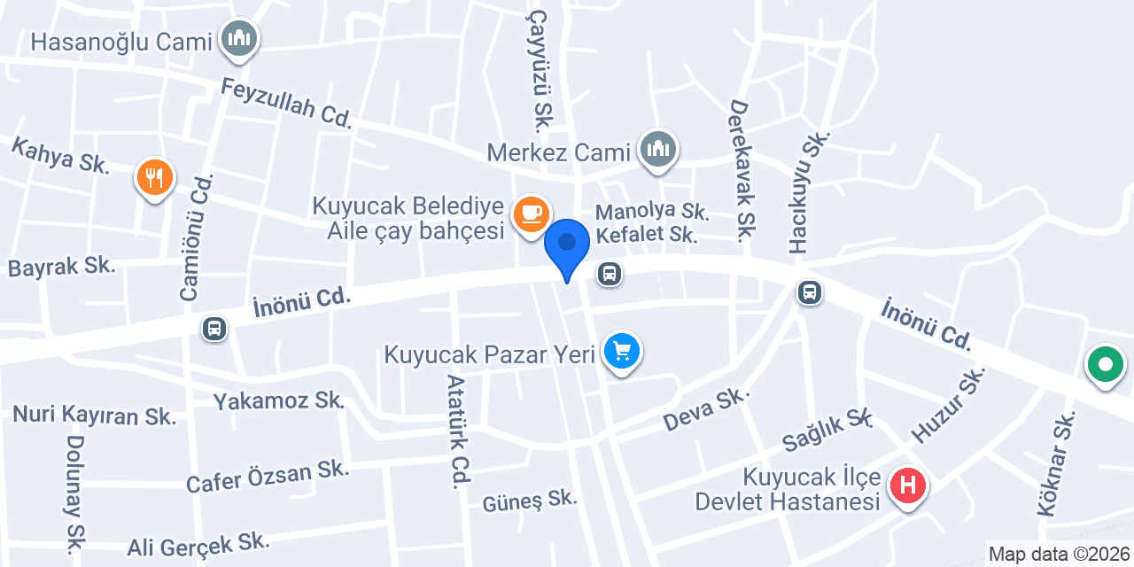 Tlrkaz Dişklinigi konumu