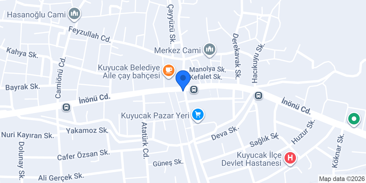Tosoğlu Market konumu