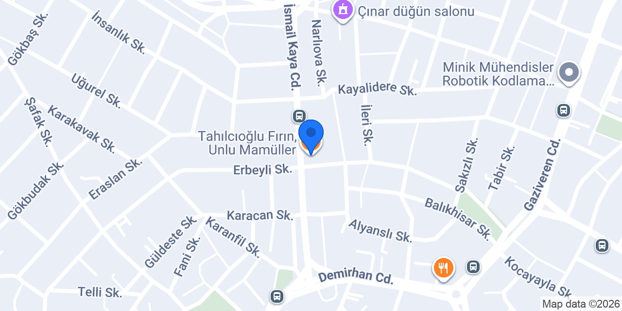 Tahılcıoğlu Fırın, Unlu Mamüller konumu