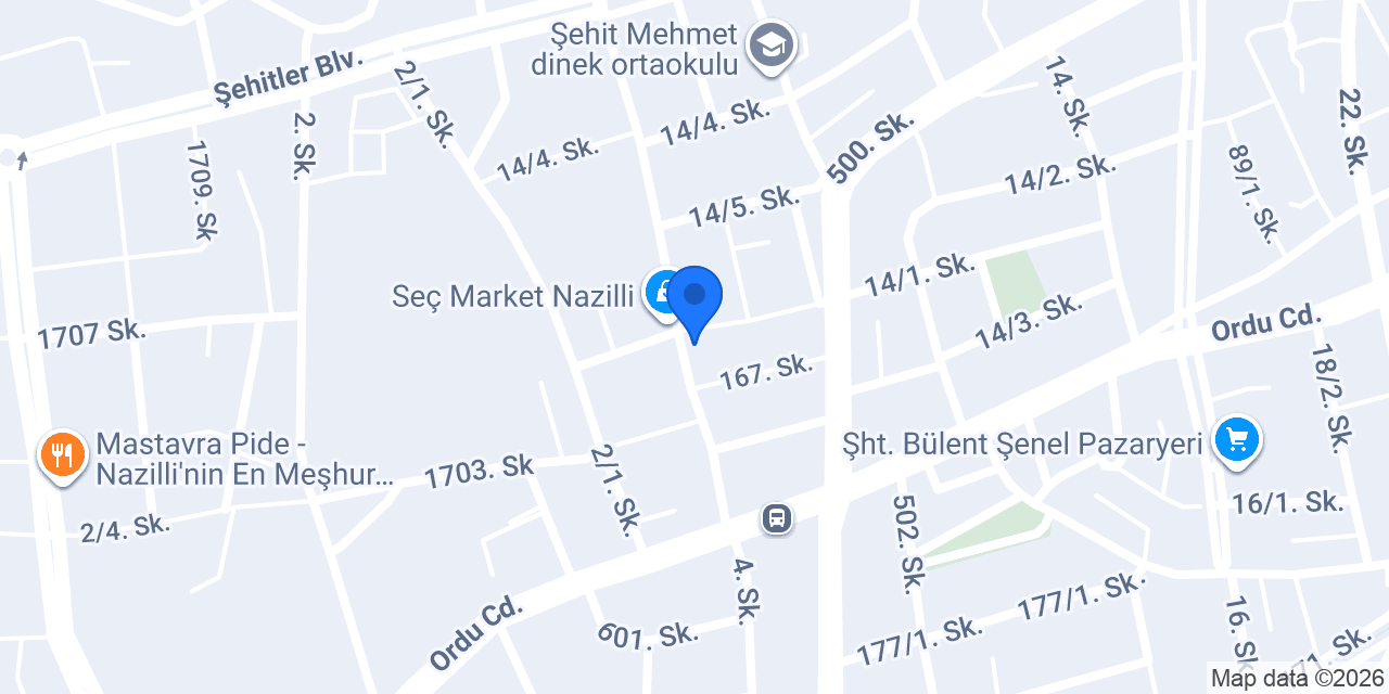 Vestel Yetkili Servisi - Nazilli - Çimen Servis konumu