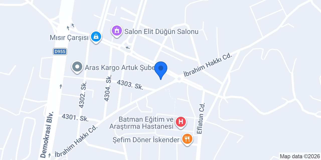 Batman Parkdizayn konumu