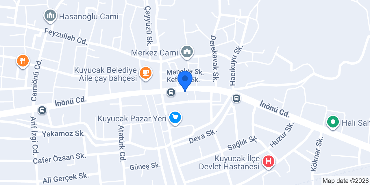 Pamuk Eczanesi konumu