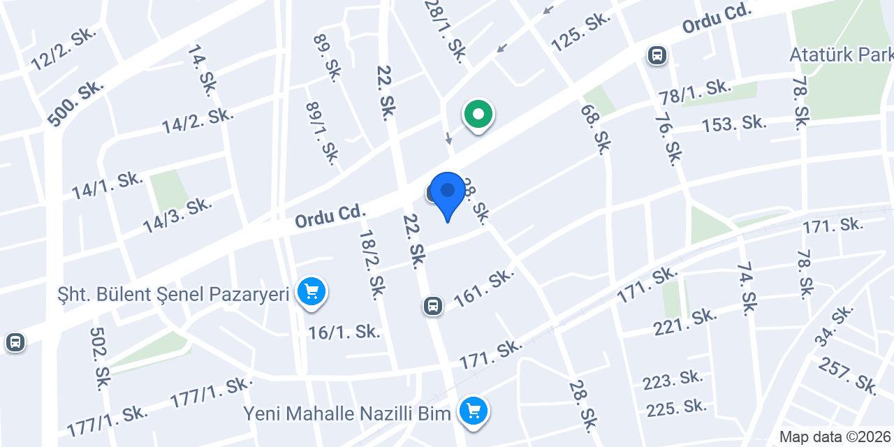 YUNUS AMBALAJ NAZİLLİ konumu