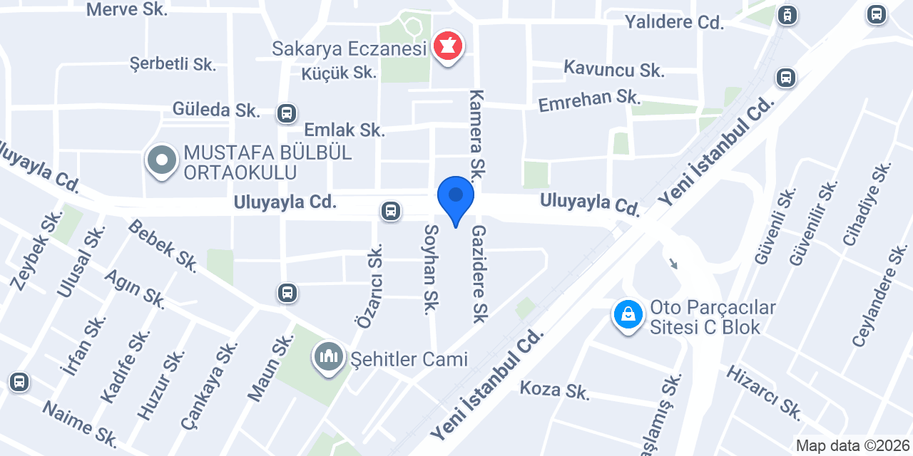 Bahçeciler Oto Kurtarma konumu