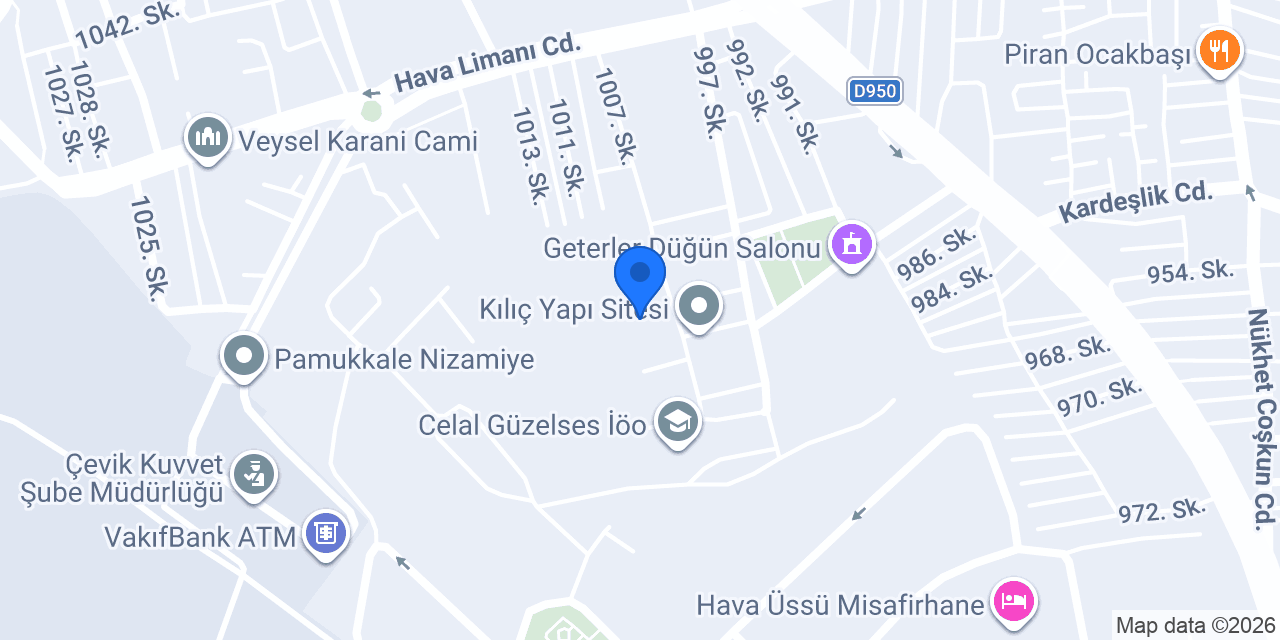 Nuri Zekiye Has Ortaokulu konumu